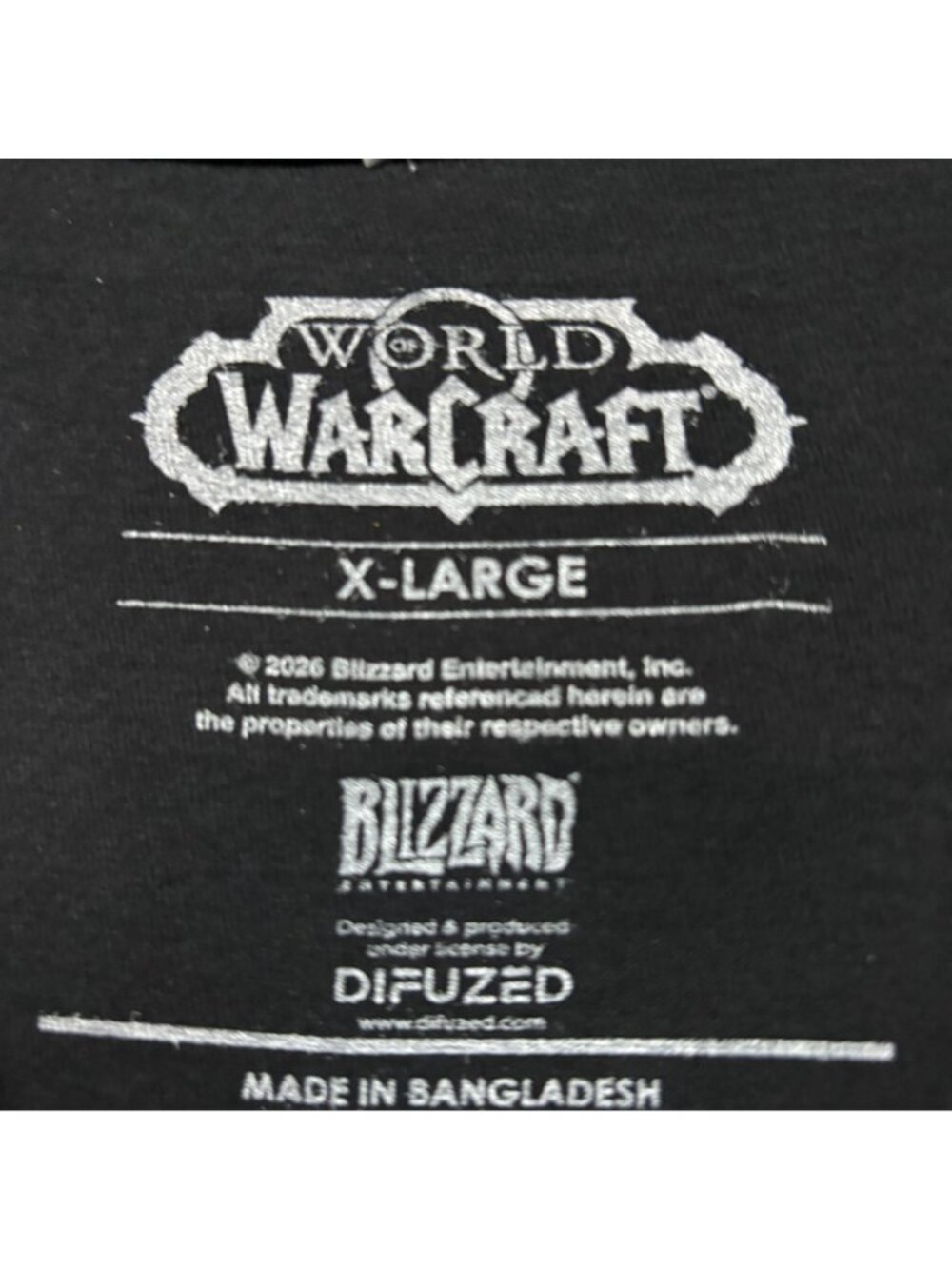 World of Warcraft RPG Video Game T-Shirt Size Extra Large - Picture 4 of 4